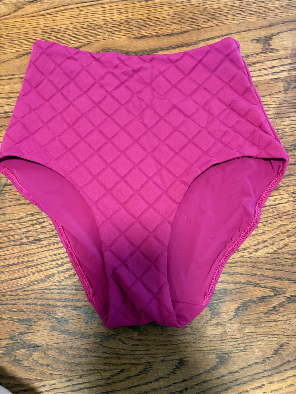lululemon athletica High-Waist Quilted Bikini Bottoms in Fuchsia